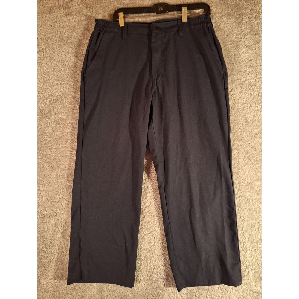 Red Kap Mens Elastic Waist Work Pants 36x32 Air Force Blue PT60NVN Mexico Made